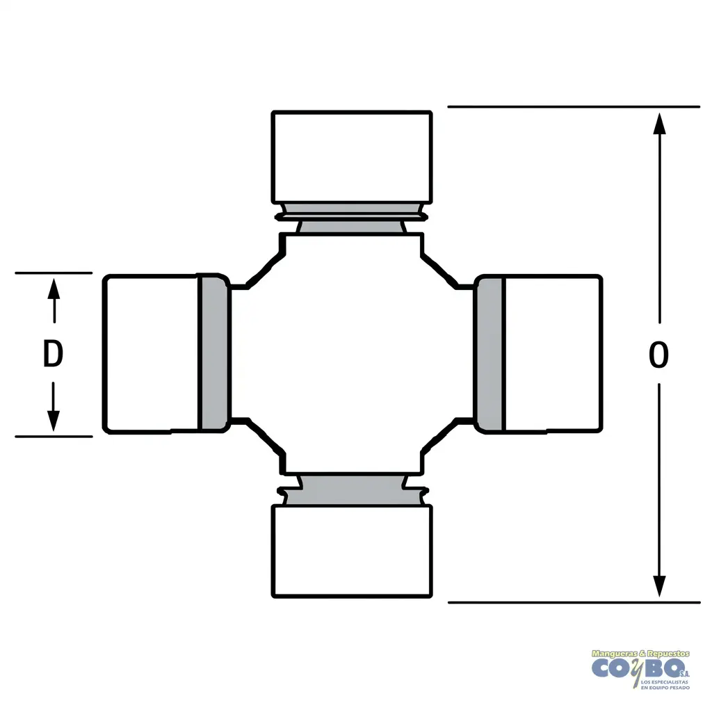UNION BARRA D=1-3/8 O=4-31/32 (4.964) 4 - Imagen 1